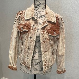 Boutique style distressed jacket